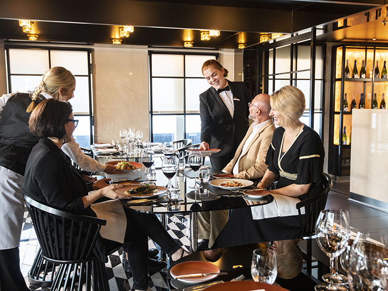 People dining on board the Scenic Eclipse II